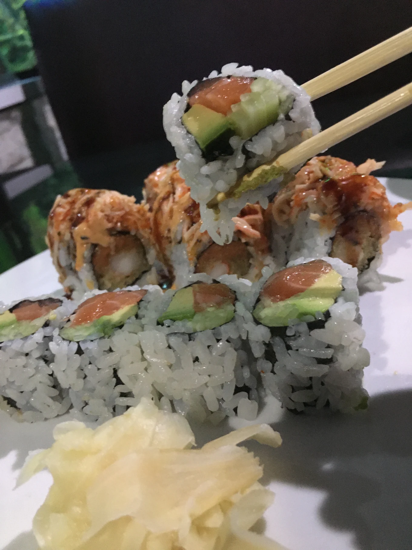 Wild Ginger II salmon avocado