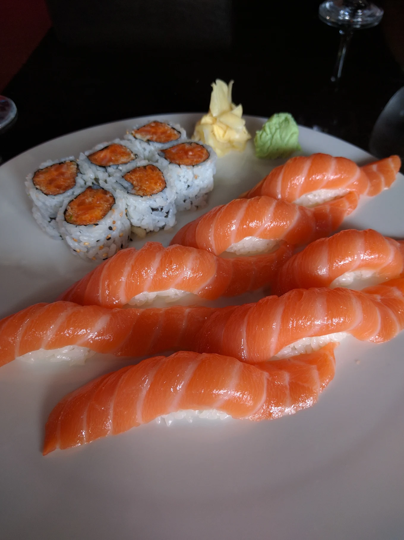 Wild Ginger II salmon platter
