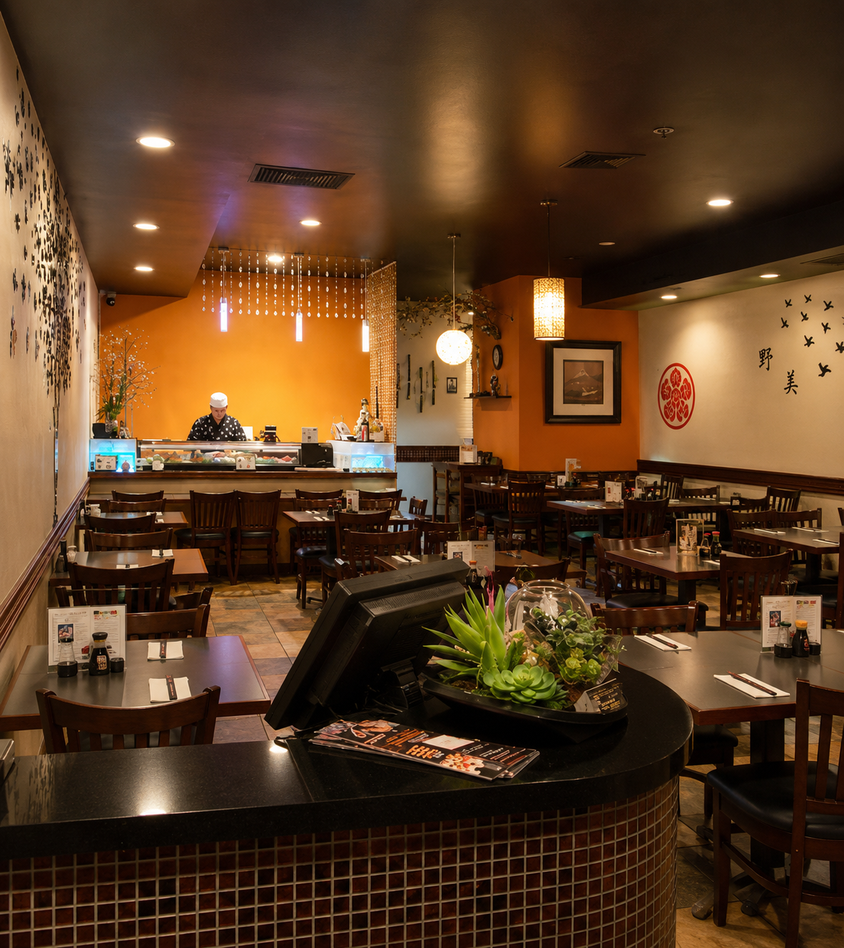 Wild Ginger II interior dining area